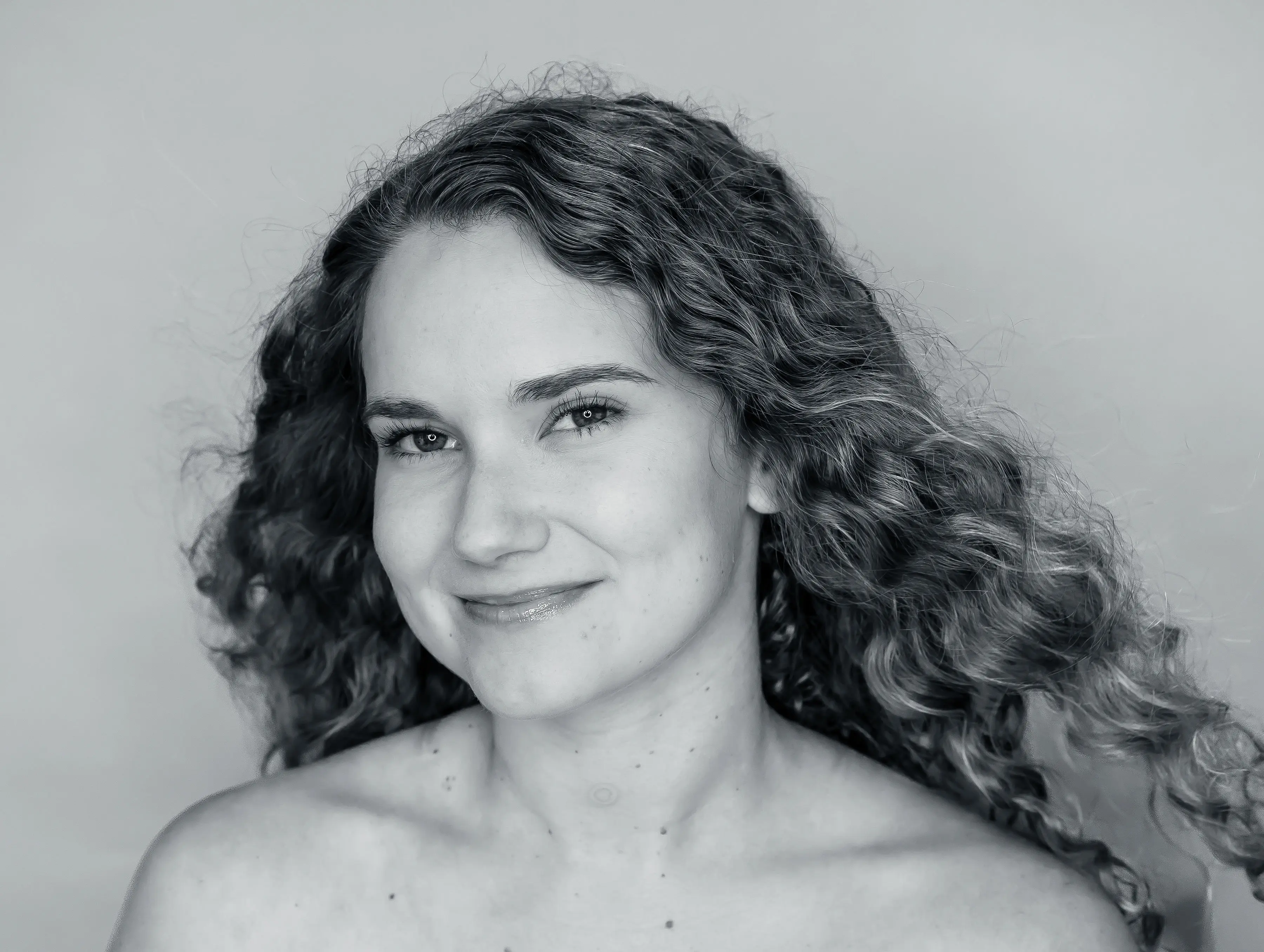 Paige Horil - Headshot B&W